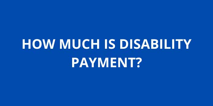 HOW MUCH IS DISABILITY PAYMENT
